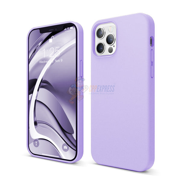 iPhone 12 Pro Max Slim Soft Silicone Protective ShockProof Case Cover - Lavender