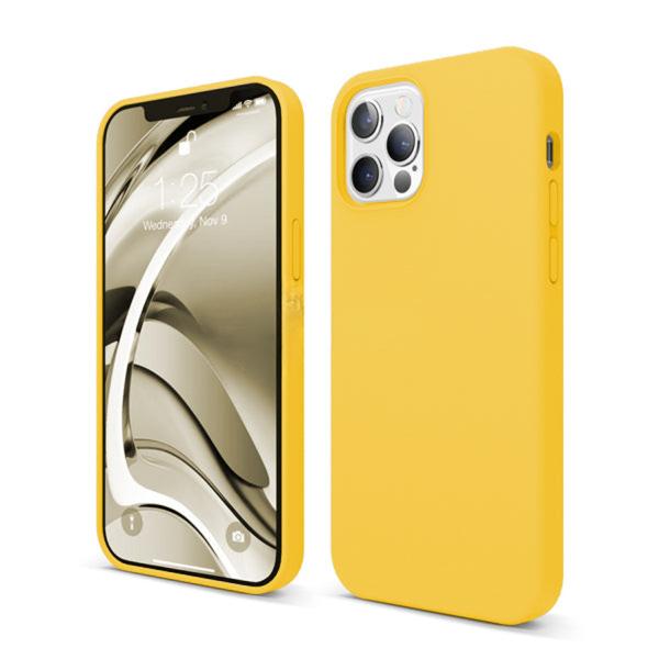 iPhone 12 Pro Max Slim Soft Silicone Protective ShockProof Case Cover - Yellow