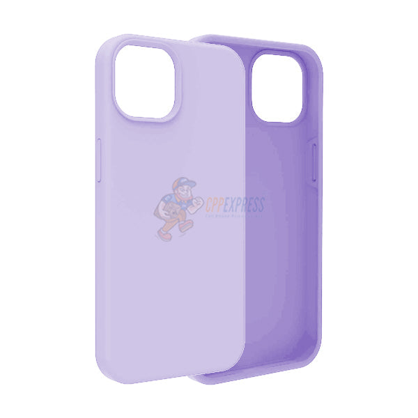 iPhone 13 Slim Soft Silicone Protective ShockProof Case Cover - Lavender