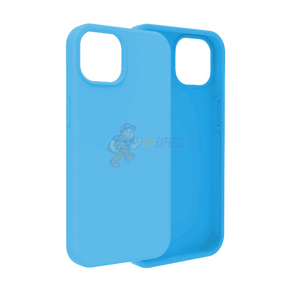 iPhone 13 Slim Soft Silicone Protective ShockProof Case Cover - Sky Blue