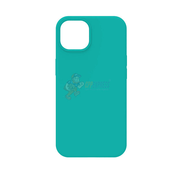 iPhone 13 Slim Soft Silicone Protective ShockProof Case Cover - Sea Green