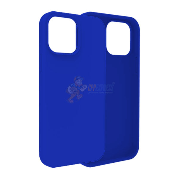 iPhone 13 Pro Max Slim Soft Silicone ShockProof Protective Case Cover -  Jewelry Blue