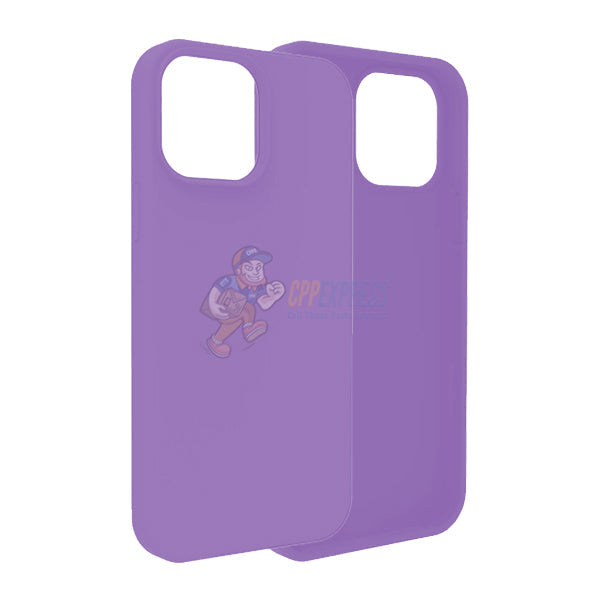 iPhone 13 Pro Max Slim Soft Silicone Protective ShockProof Case Cover - Lavender