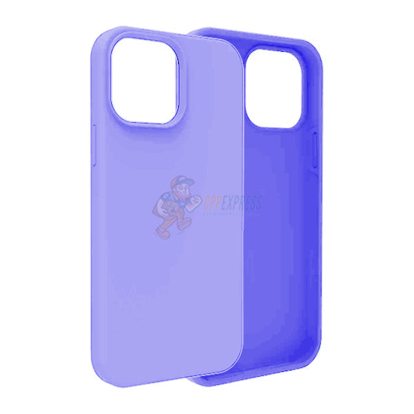 iPhone 13 Pro Max Slim Soft Silicone ShockProof Protective Case Cover -  Light Purple