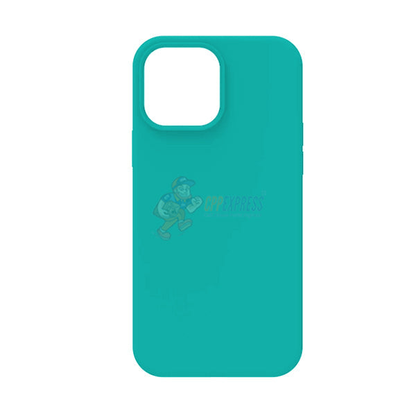 iPhone 13 Pro Max Slim Soft Silicone Protective ShockProof Case Cover - Sea Green