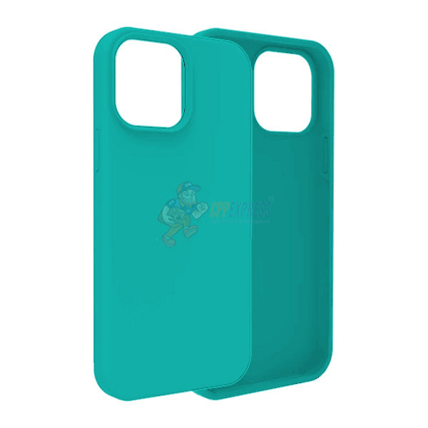 iPhone 13 Pro Max Slim Soft Silicone Protective ShockProof Case Cover - Sea Green