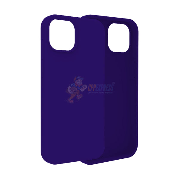 iPhone 14 Plus Slim Soft Silicone Protective ShockProof Case Cover - Dark Purple