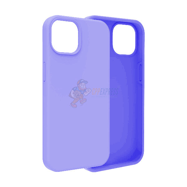 iPhone 14 Plus Slim Soft Silicone Protective ShockProof Case Cover - Light Purple
