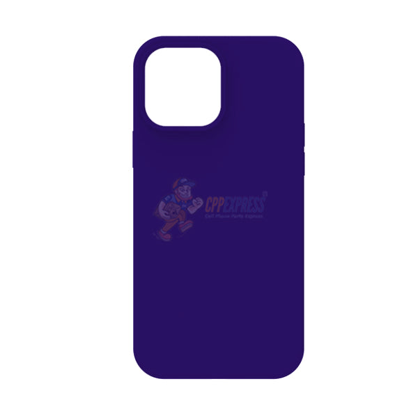 iPhone 14 Pro Max Slim Soft Silicone Protective ShockProof Case Cover - Dark Purple