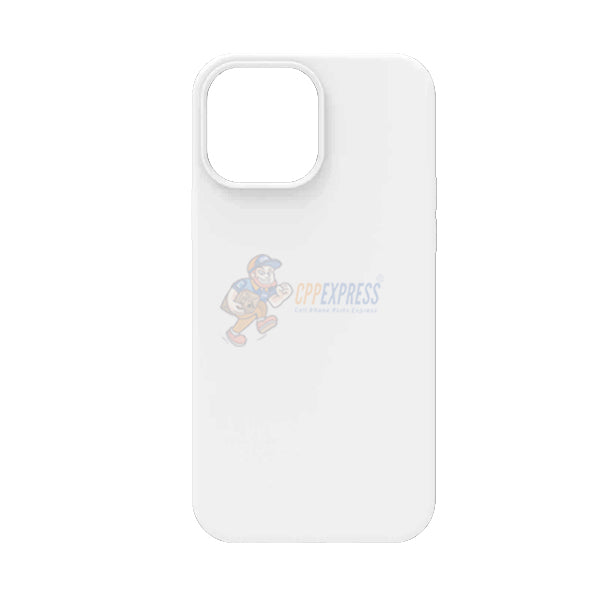 iPhone 14 Pro Max Slim Soft Silicone Protective ShockProof Case Cover - White