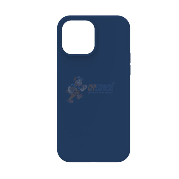 iPhone 15 Pro Max Slim Soft Silicone Protective ShockProof Case Cover - Blue