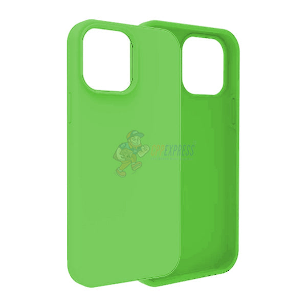 iPhone 15 Pro Max Slim Soft Silicone Protective ShockProof Case Cover - Fluorescent Green