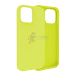 iPhone 15 Pro Max Slim Soft Silicone Protective ShockProof Case Cover - Fluorescent Yellow