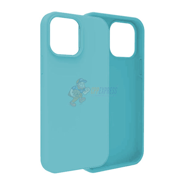 iPhone 15 Pro Max Slim Soft Silicone Protective ShockProof Case Cover - Light Blue