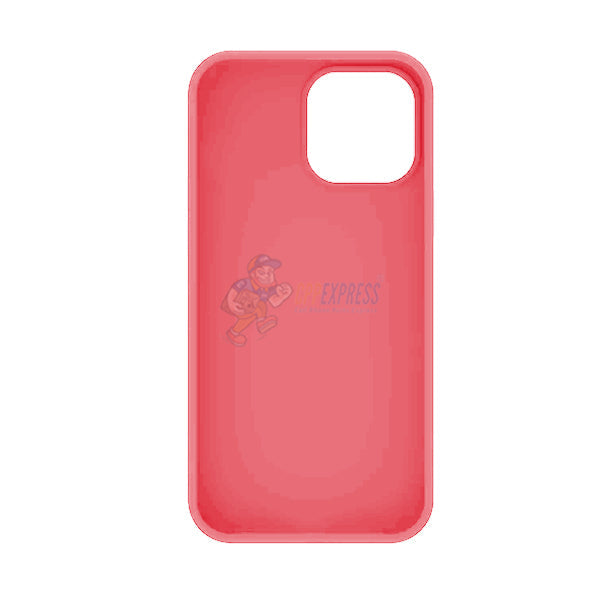 iPhone 15 Pro Max Slim Soft Silicone Protective ShockProof Case Cover - Light Pink