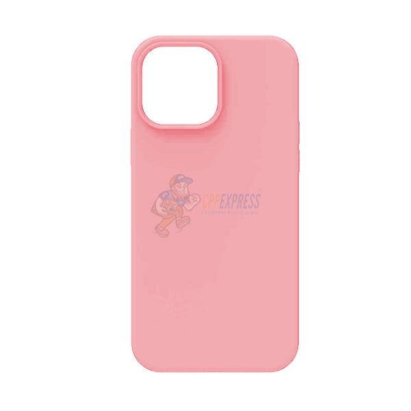 iPhone 15 Pro Max Slim Soft Silicone Protective ShockProof Case Cover - Light Pink