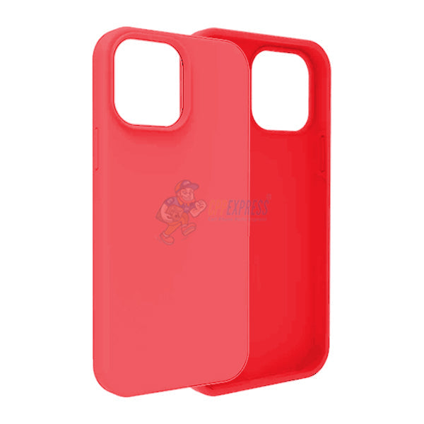 iPhone 15 Pro Max Slim Soft Silicone Protective ShockProof Case Cover - Pink