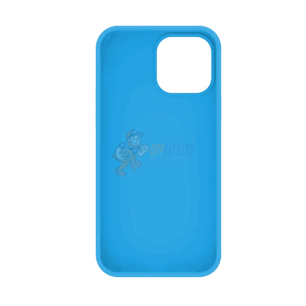 iPhone 15 Pro Max Slim Soft Silicone Protective ShockProof Case Cover - Sky Blue