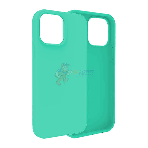 iPhone 15 Pro Max Slim Soft Silicone Protective ShockProof Case Cover - Spearmint Green
