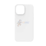 iPhone 15 Pro Max Slim Soft Silicone Protective ShockProof Case Cover - White