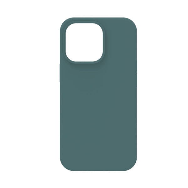 iPhone 15 Pro Slim Soft Silicone Protective ShockProof Case Cover - Dark Green