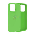 iPhone 15 Pro Slim Soft Silicone Protective ShockProof Case Cover - Fluorescent Green