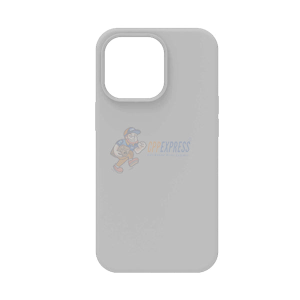 iPhone 15 Pro Slim Soft Silicone Protective ShockProof Case Cover - Gray