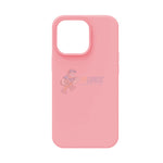 iPhone 15 Pro Slim Soft Silicone Protective ShockProof Case Cover - Light Pink