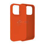 iPhone 15 Pro Slim Soft Silicone Protective ShockProof Case Cover - Orange