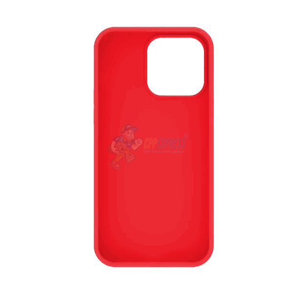 iPhone 15 Pro Slim Soft Silicone Protective ShockProof Case Cover - Pink