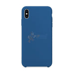 iPhone XS Max Slim Soft Silicone Protective Skin Case Cover - Blue