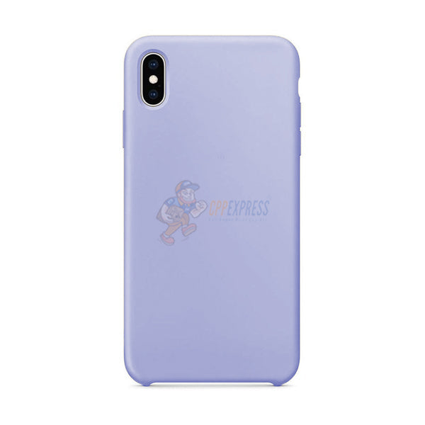 iPhone XS Max Slim Soft Silicone Protective Skin Case Cover - Lavender
