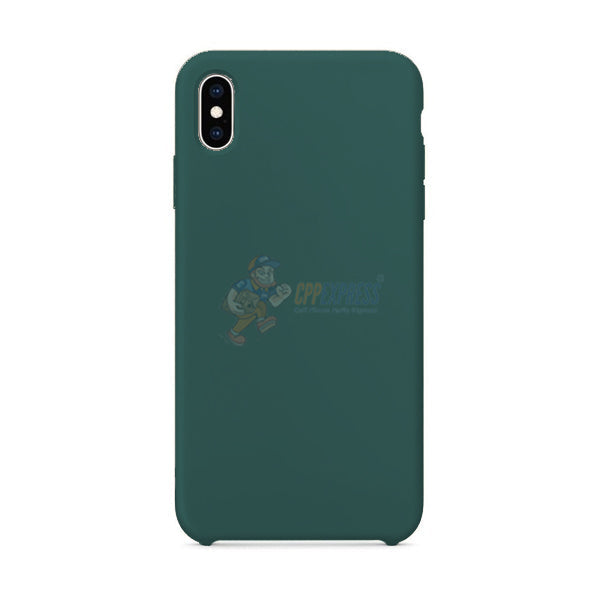 iPhone XS Max Slim Soft Silicone Protective Skin Case Cover - Green