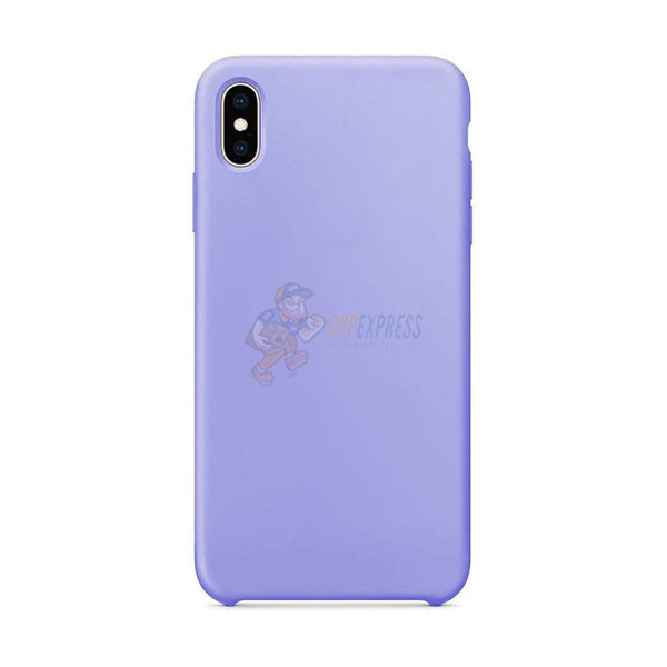 iPhone XS Max Slim Soft Silicone Protective Skin Case Cover - Light Purple