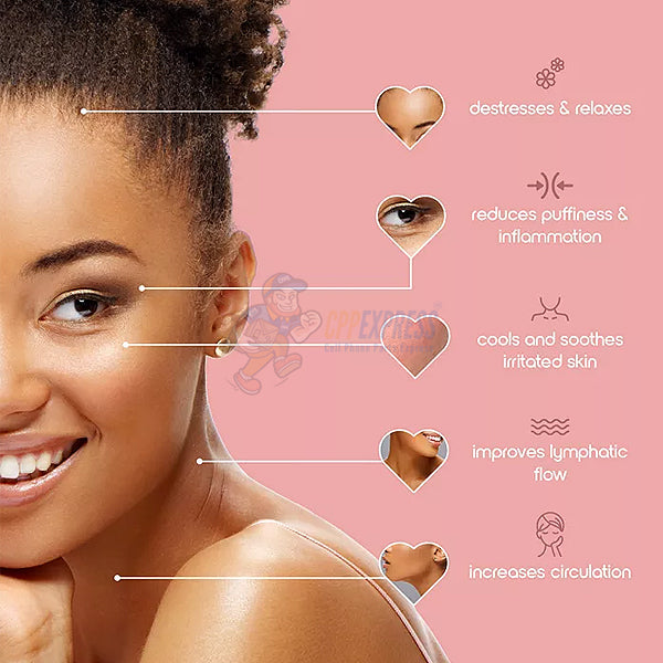 SLF 3D Beauty Face Facial Care Massage Roller Silver