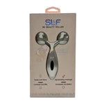 SLF 3D Beauty Face Facial Care Massage Roller Silver