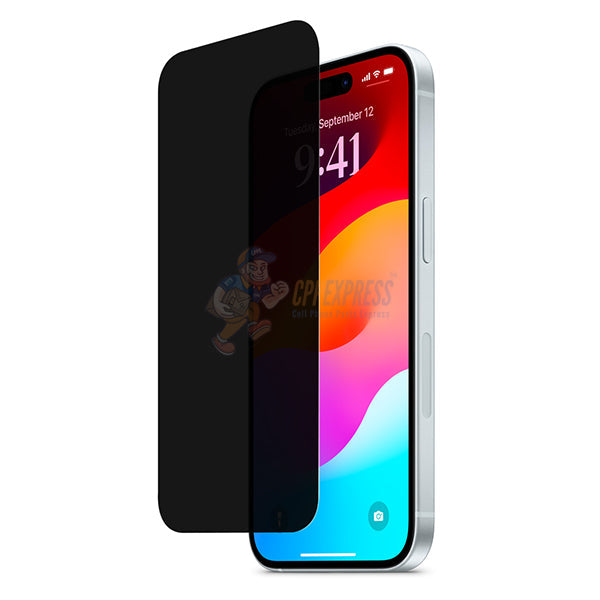 iPhone 15 Pro Tempered Glass (Privacy Series)