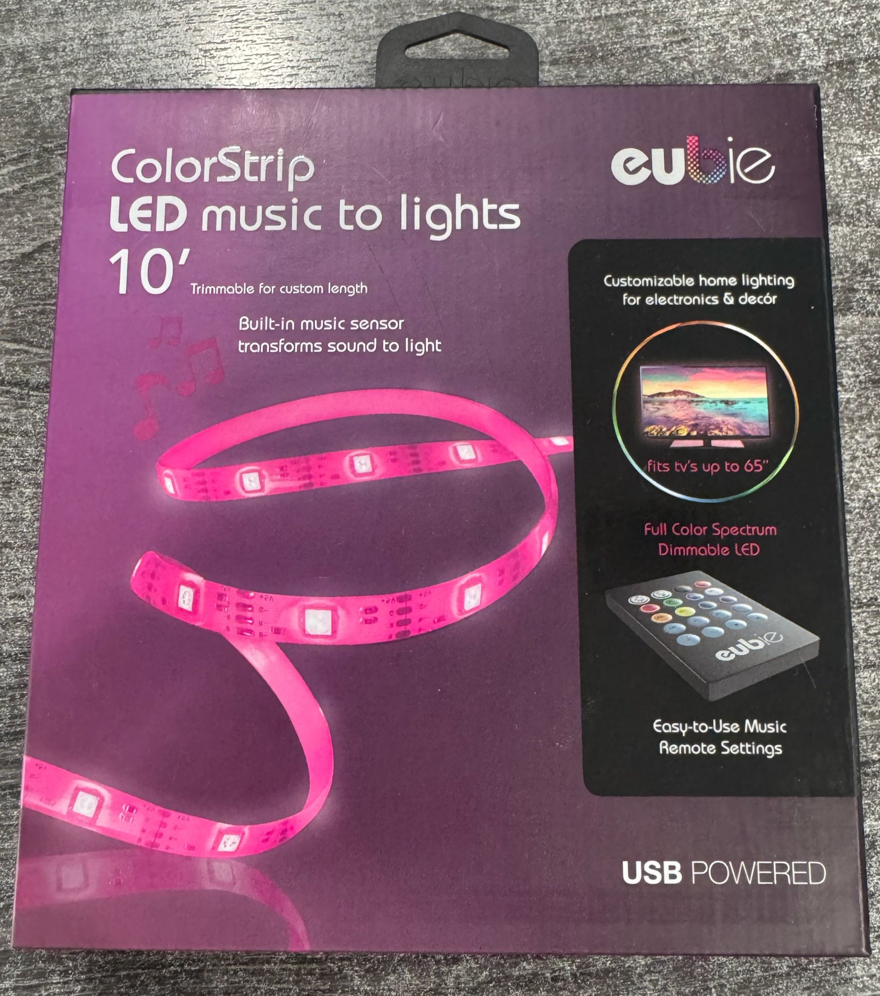 Tzumi LED Mood Light 10 FT Flexible Strip