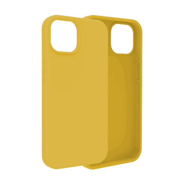 iPhone 13 Slim Soft Silicone Protective ShockProof Case Cover - Yellow