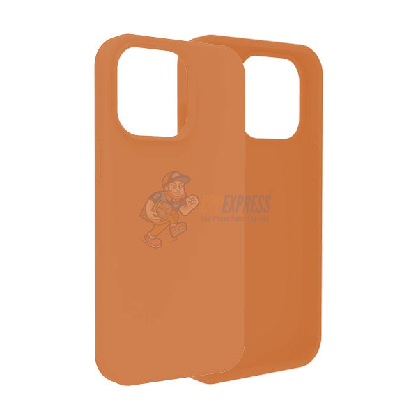 iPhone 13 Pro Slim Soft Silicone Protective ShockProof Case Cover - Orange