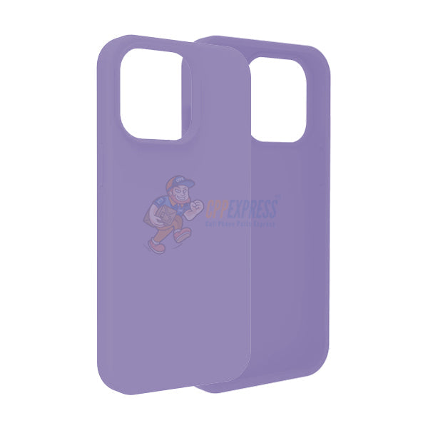 iPhone 13 Pro Slim Soft Silicone Protective ShockProof Case Cover - Purple