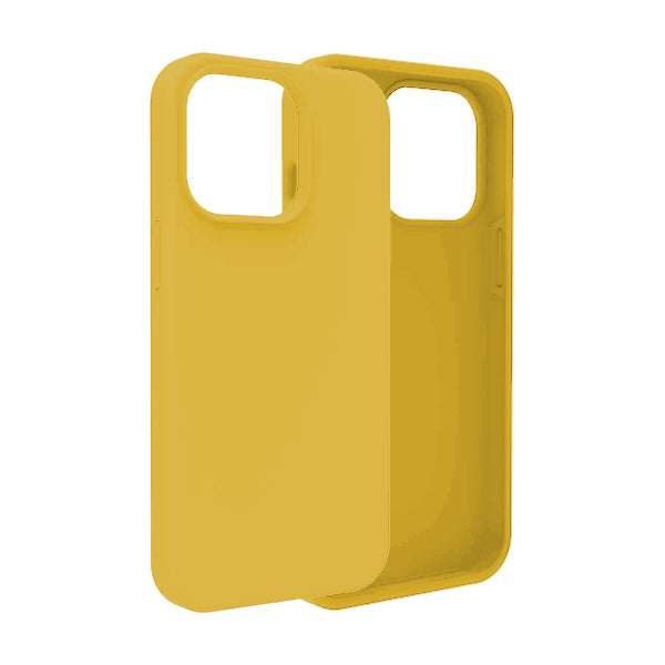 iPhone 13 Pro Slim Soft Silicone Protective ShockProof Case Cover - Yellow