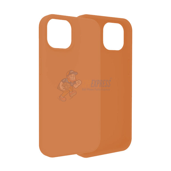 iPhone 13 Slim Soft Silicone Protective ShockProof Case Cover - Orange