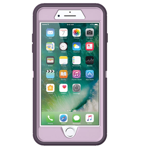 iPhone 7 Plus / iPhone 8 Plus Shockproof Defender Case Cover - Purple