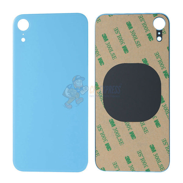 iPhone XR Glass Back Door - Perfect Fit Premium Back Glass - Blue