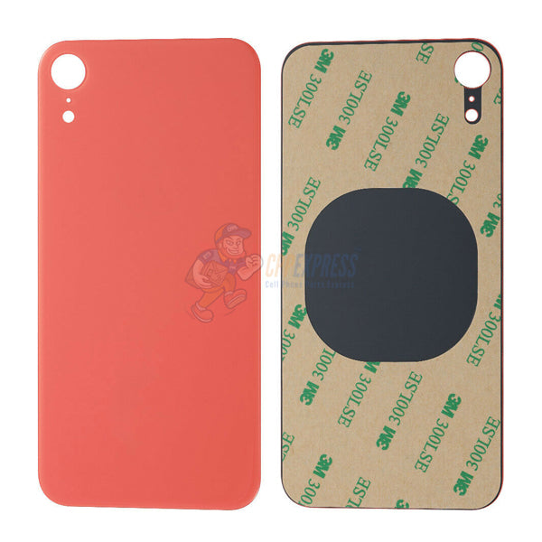 iPhone XR Glass Back Door - Perfect Fit Premium Back Glass - Orange