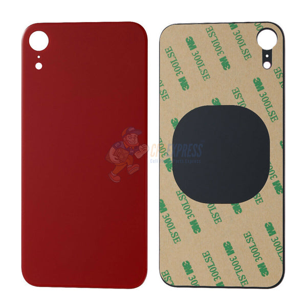iPhone XR Glass Back Door - Perfect Fit Premium Back Glass - Red
