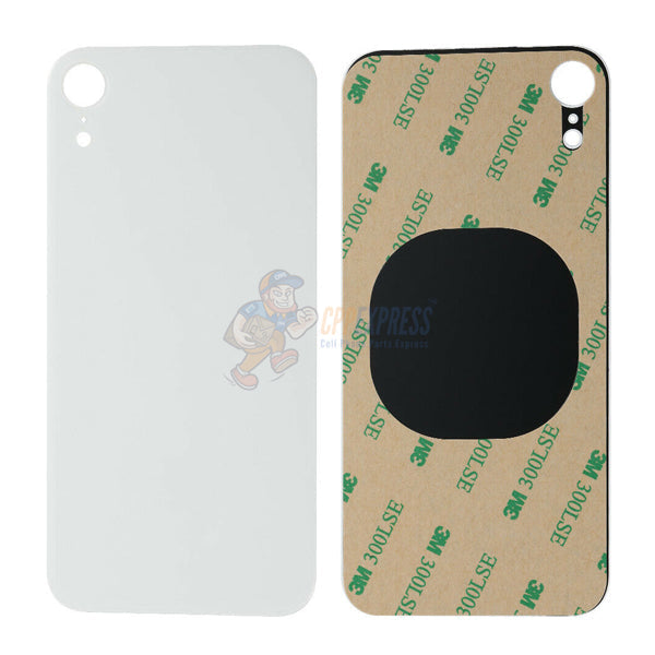 iPhone XR Glass Back Door - Perfect Fit Premium Back Glass - White