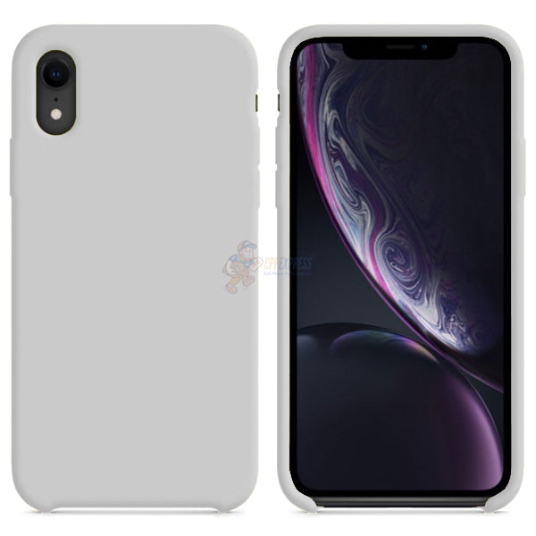 iPhone XR Slim Soft Silicone Protective Shockproof Case Cover