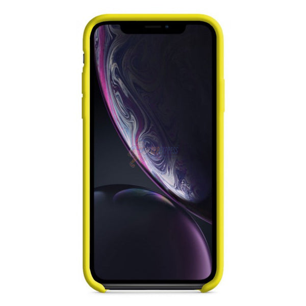 iPhone XR Slim Soft Silicone Protective Shockproof Case Cover - Yellow